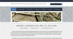 Desktop Screenshot of drrossman.info