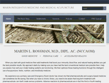 Tablet Screenshot of drrossman.info